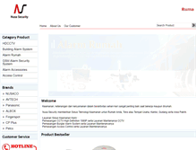Tablet Screenshot of nusasecurity.com